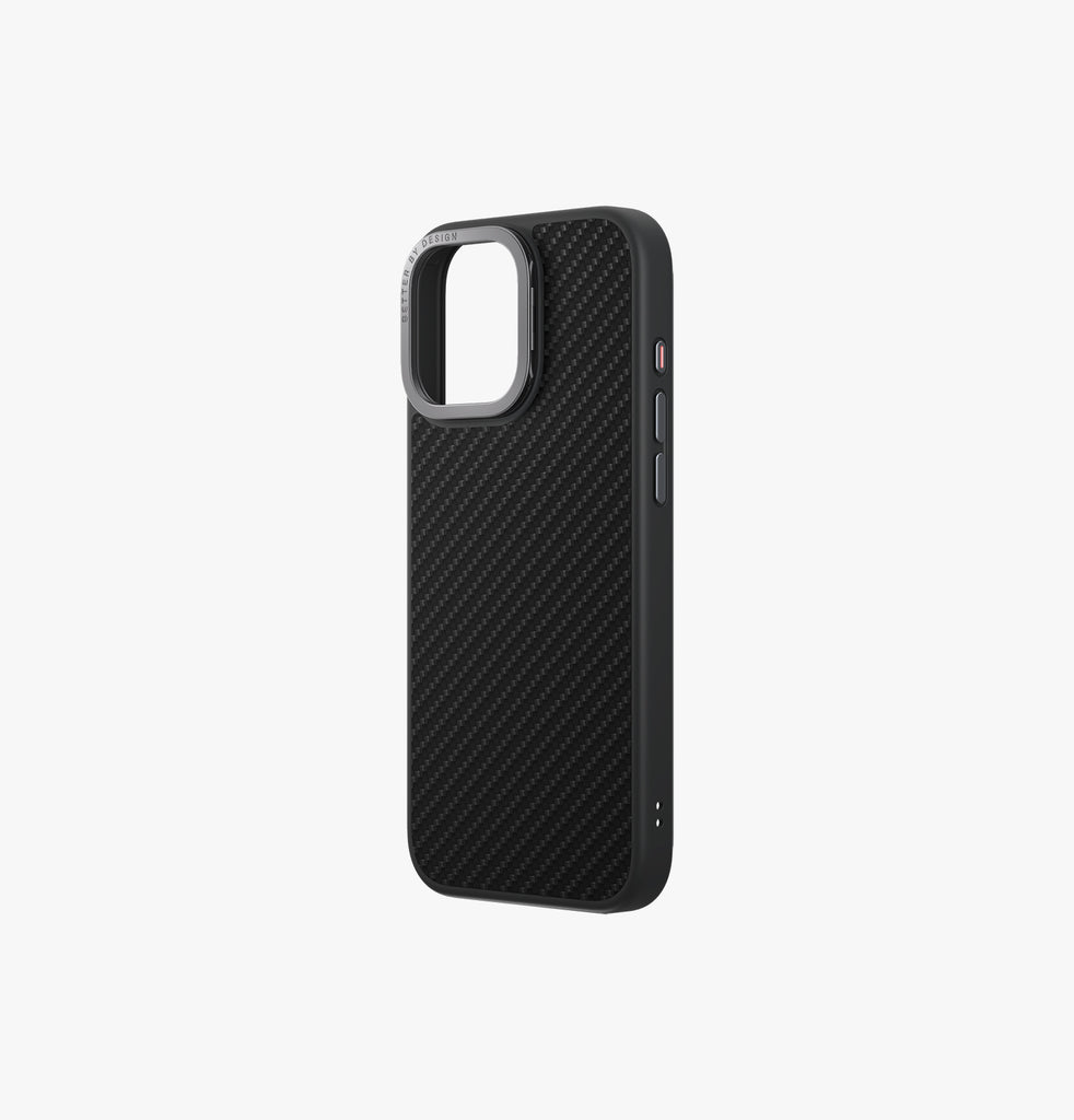 Uniq iPhone 16 Pro Max Hybrid Keva Max MagSafe Case With Camera Stand Carbon | Black Uniq iPhone 16 Pro Max Hybrid Keva Max MagSafe Case With Camera Stand Carbon | Black